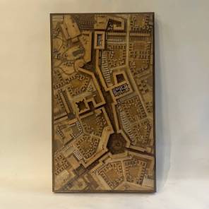 Architectural maquette of Asnires-sur-Seine